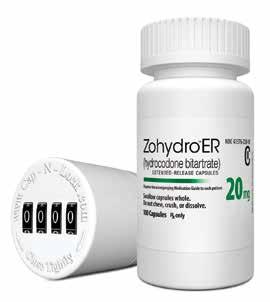 Zohydro ER (hydrocodone bitartrate) Extended-Release Capsules, CII Fact Sheet Zohydro ER (hydrocodone bitartrate) Extended-Release Capsule, CII, is a long-acting (extendedrelease) type of pain