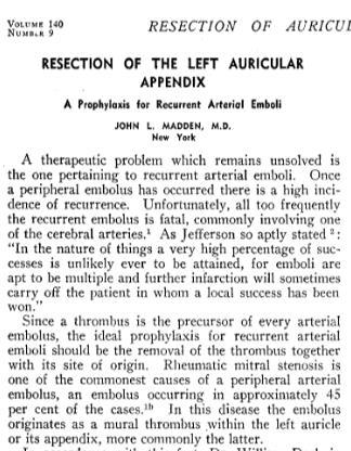 Connection Between AF-Related Stroke and the Left Atrial Appendage 1. Stoddard et al. Am Heart J.
