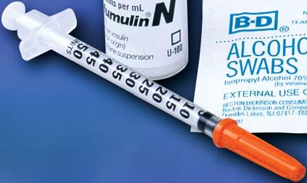 Follow the "CONTAIN" guidelines on the previous page. If you have any questions about throwing away syringes or lancets, call BD toll-free: 1.888.BD CARES (232.2737).
