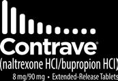 CONTRAVE contains bupropion, the same active ingredient as some other antidepressant medications (including, but not limited to, WELLBUTRIN, WELLBUTRIN SR, WELLBUTRIN XL, and APLENZIN).