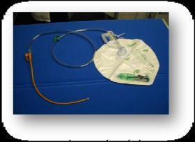 Securement Catheter should be secured in a comfortable position for the patient. Daily Cleaning Routine personal hygiene only (i.e., wash urinary meatus with soap and water only).