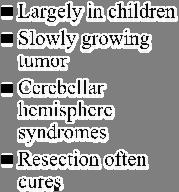 Cerebellar Astrocytoma Largely in