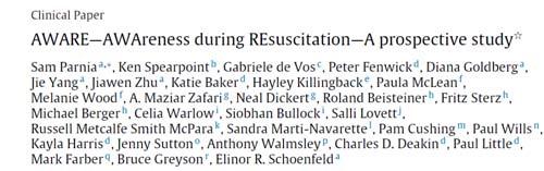 Beyond the bedside Recall and awareness during resuscitation Among 2060 CA events, 140 survivors completed stage 1 interviews, while 101 of 140 patients