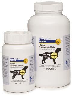 multi-vitamin and mineral supplement. Two dosage strengths: Small/Medium Dog (1 tab/10 lbs.