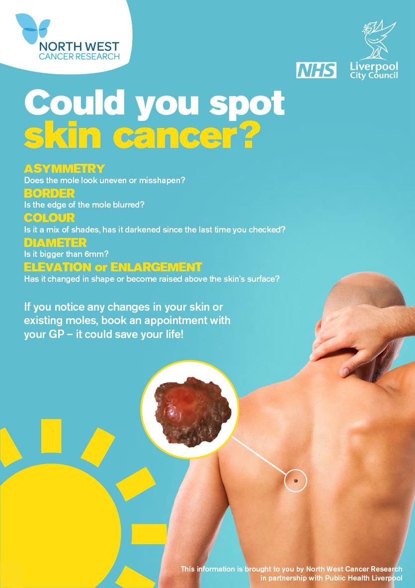 highlighting the key message that finding skin cancer early saves lives.