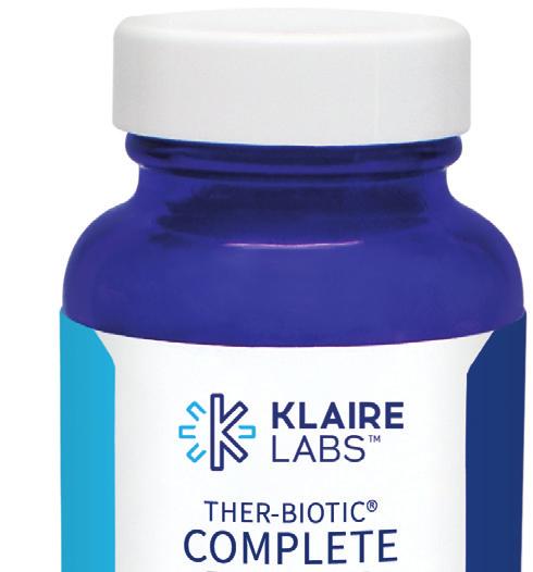 Ther-Biotic Complete Broad-spectrum synergistic multispecies probiotic formula Supporting essential intestinal microdiversity Multispecies benefits Diversity of strains for a diversity of benefits