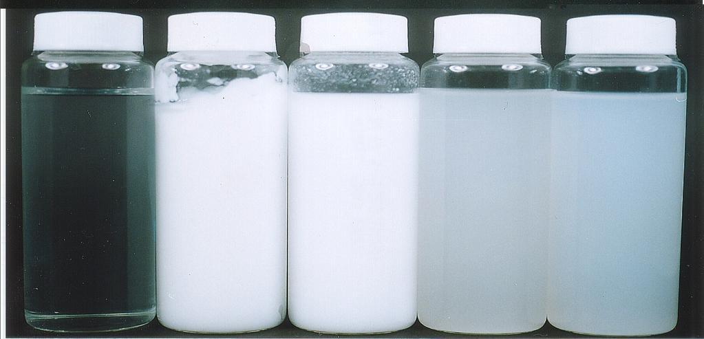 High solubility in Water Stability of Various Dextrin Solutions 5% Solution after 3 cycles of