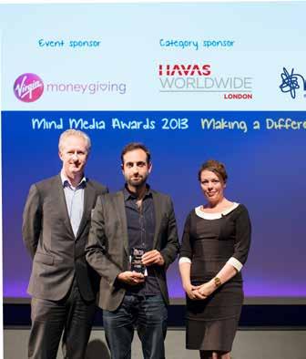 Category sponsor ( 7,000* plus VAT) The Mind Media Awards are helping to challenge people s understanding of mental health by recognising the talented broadcasters and programme makers who aim to