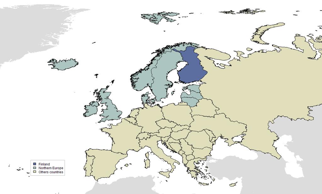 1 INTRODUCTION - 2-1 Introduction Figure 1: Finland and Northern Europe The HPV Information Centre aims to compile and centralise updated data and statistics on human papillomavirus (HPV) and related
