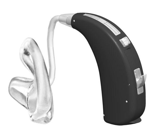 Lever - controls either the volume or comfortclarity, depending on your customized fitting 5 Battery door/on & off - close the door to turn on your hearing aids, partly open the door to turn off your