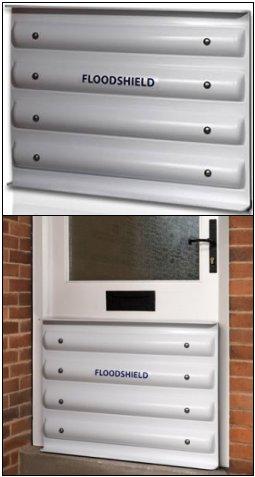 Floodshield Barrier for Doors The international award winning FLOODSHIELD Flood Protection Door Barrier is the most innovative and inexpensive flood barrier on the market, and comes ready to use.