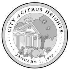 CITY OF CITRUS HEIGHTS PLANNING DIVISION STAFF REPORT PLANNING COMMISSION MEETING December 9, 2015 Prepared by: Colleen McDuffee, Planning Manager REQUEST The City of Citrus Heights is requesting