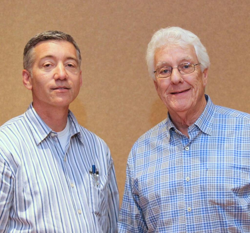Dave Brakenhoff, Western Sand & Gravel Company and Bob Nordquist, mentor, NEBCO, Inc.