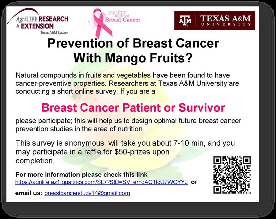C) Survey for women with breast cancer This survey is designed to determine the current disease status of participating women and collect information regarding their interest in participating in a
