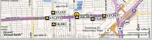 The boundaries are: County Line Road to the North; 151st Street to the South; North Miami Avenue/NE 2nd