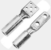Through connectors without partition 0-240 ² used mainly for connecting two Al-conductors of the same size to each other two crimps on each side are necessary, crimp sequence see picture no partition