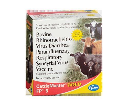 Vaccine Composition BOVI-SHIELD GOLD FP 5 CATTLEMASTER GOLD