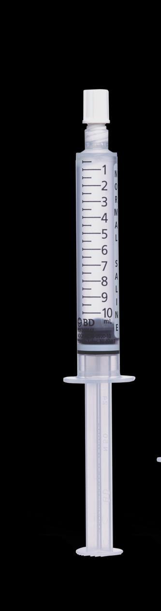 BD PosiFlush Pre-Filled Syringe Features BD PosiFlush Pre-Filled Saline syringes are designed for flushing and locking of indwelling vascular access devices.