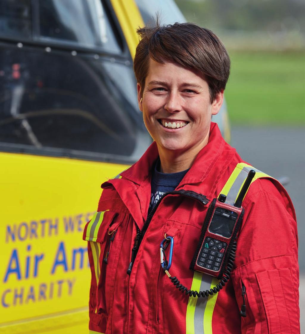 Polly Haywood, HEMS Doctor Following a serious injury, time is of the essence.