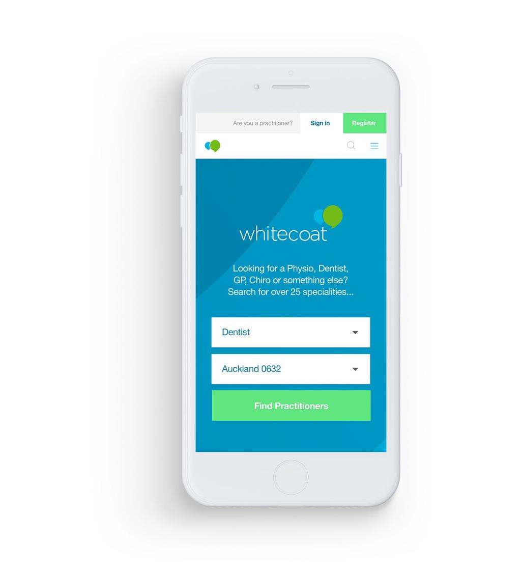 What does this mean for patients? At Whitecoat, patients can locate and book trusted healthcare practitioners online based on location and reviews.