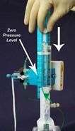 Zeroing the Pressure Transducer* to Atmospheric Pressure It is very important that the 0 pressure