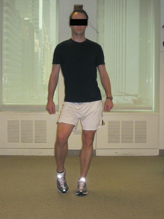 Foot Control of the foot in the frontal plane will emphasize eccentric control from the posterior tibialis.