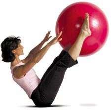Swiss Ball Like pilates, the swiss ball develops the deep postural muscles.