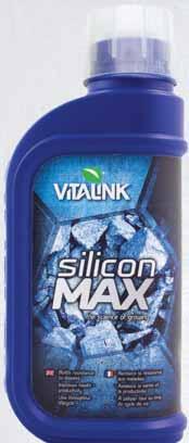 and 5L bottles Dosage rate: 1ml/L How to use Silicon MAX: Fresh nutrient mix: add to water and
