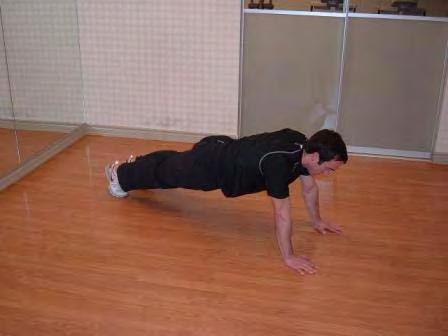 X-Body Mountain Climber Brace your abs. Start in the top of the push-up position.