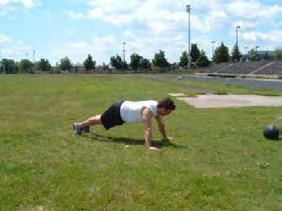 Exercise Descriptions Intervals Spiderman Push-up Keep the abs braced and body in a straight line from toes (knees) to
