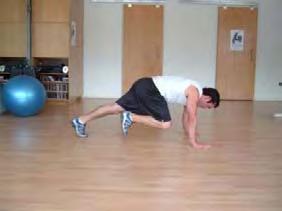 Keep your body in a straight line at all times and try not to rotate at your hips. Mountain Climbers Brace your abs.