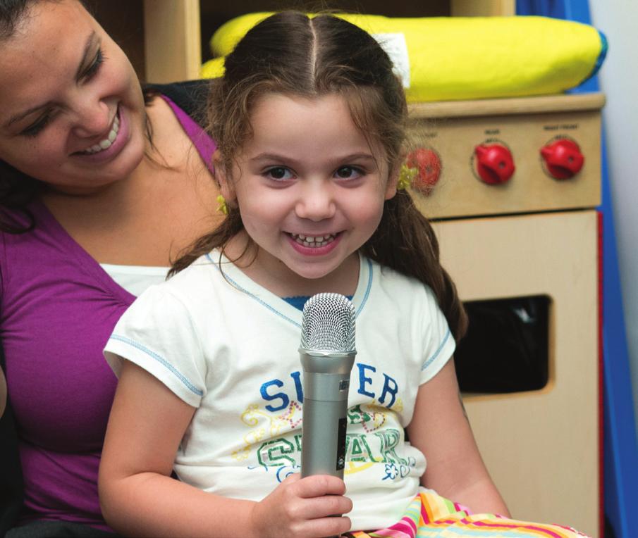 She immediately started speech therapy, was retested by a Clarke audiologist, and diagnosed as profoundly deaf.