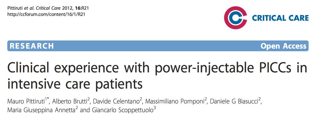 retrospective study on 89 patients ICU patients average indwelling times: 22±12 days one