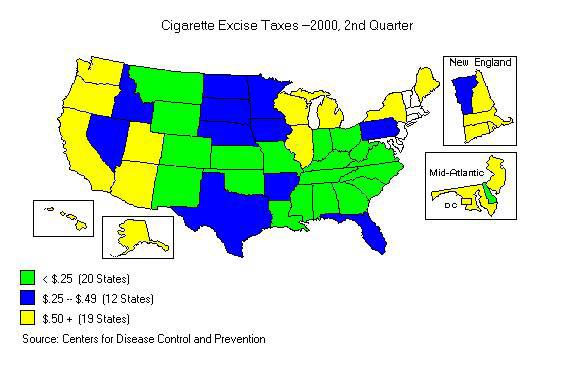 F. SMOKING AND ECONOMICS: Louisiana ranks 44 th in the US (No. 1 is the lowest death rate) for average annual deaths related to smoking.