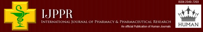 James College of Pharmacy, Chalakkudy, Kerala, India-678004 Submission: 31 May 2016 Accepted: 5 June 2016 Published: 25 June 2016 www.ijppr.humanjournals.