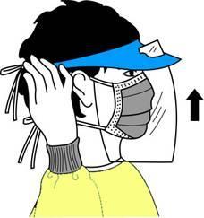 How to Don Eye and Face Protection Position goggles over eyes and secure to the head using the ear pieces or headband