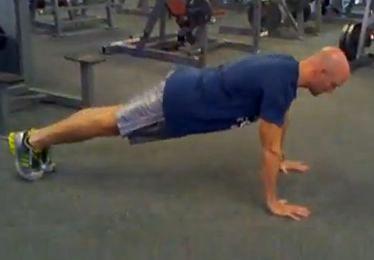 Finishers 1-4 Pushup Keep the abs braced and body in a straight line from