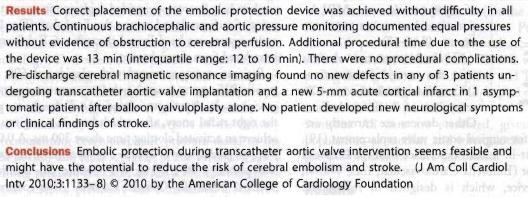 Embolic Protection The Solution?