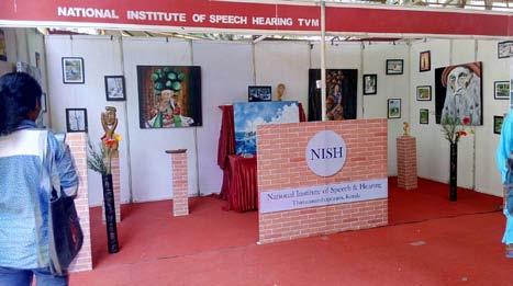 Pavilion of NISH in the All India Deaf Expo 2015 held from 17