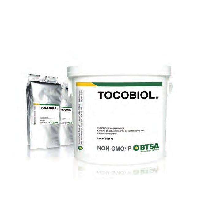 TOCOBIOL TOCOBIOL MIXTURES BTSA, using TOCOBIOL as base, has developed a wide range of and semi- antioxidants, always seeking greater efficiency in each and every one of their applications.