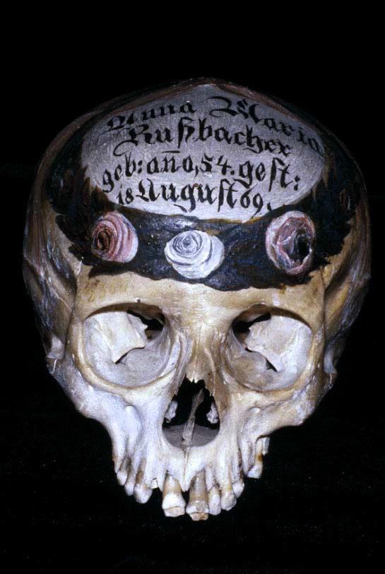 30 Decorated Bavarian skull