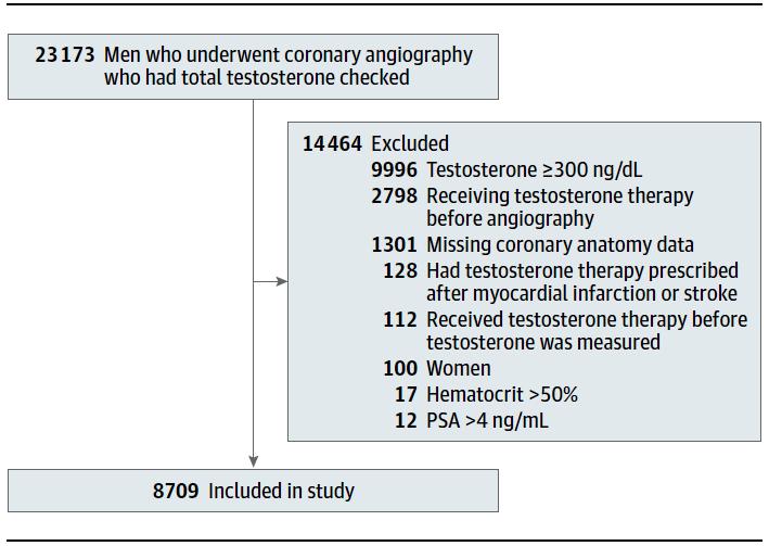 Association of Testosterone Therapy with Mortality, Myocardial Infarction, and Stroke in Men with Low Testosterone Vigen R et al. 2013.