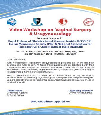 Video Workshop on Vaginal