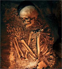 The study of skeletonized human remains and the time of death to