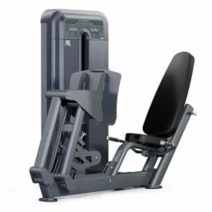 Adjustments can be made from the seated position. The ratcheting seat back pad, is angled to relieve tension in the users hamstrings. Its handles hold a user in position during the exercise.