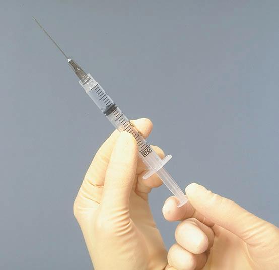 Vials Prepare the syringe and needle