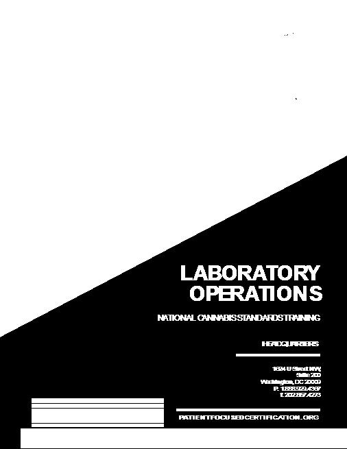 PFC Staff Training Learning Objectives NCST Laboratory Laboratory operations, what they do and the training all personnel should have for these operations Physical facility maintenance requirements
