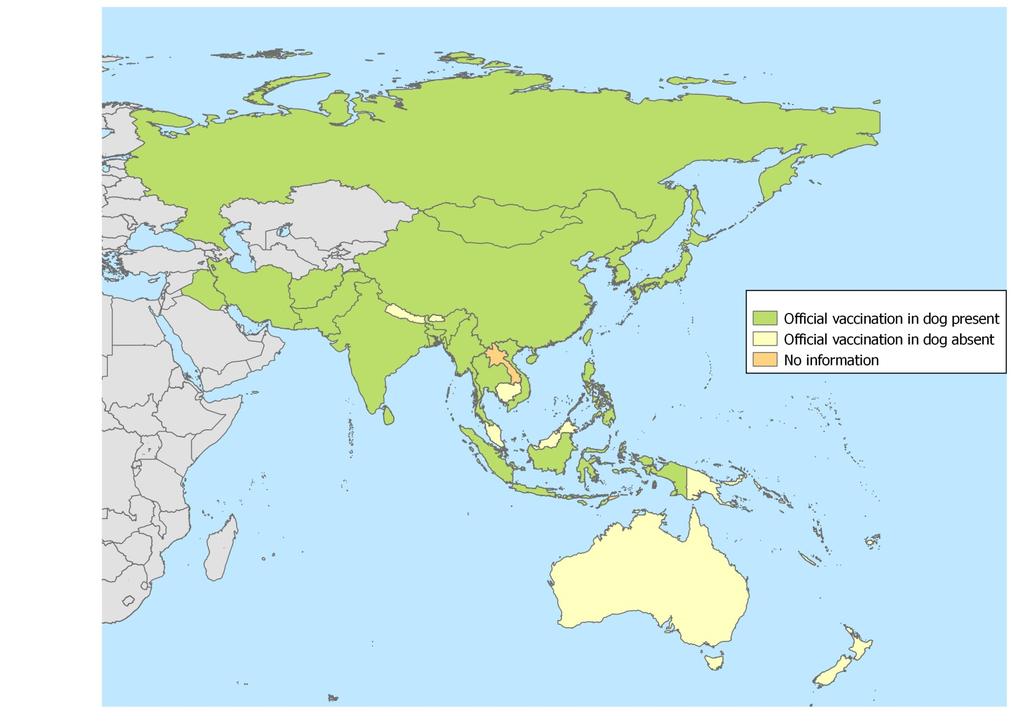 Control measures applied for infection with rabies virus between 1 January 2014 and 24