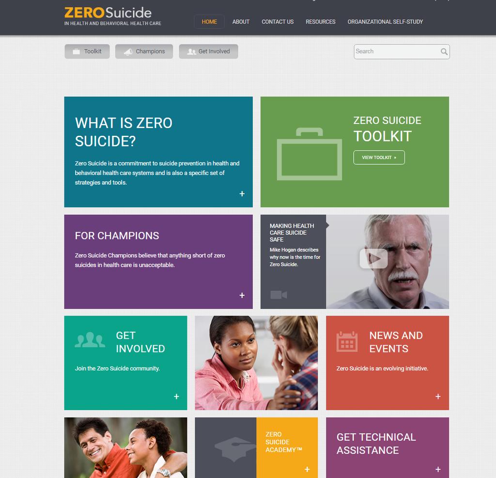 Zero Suicide Website