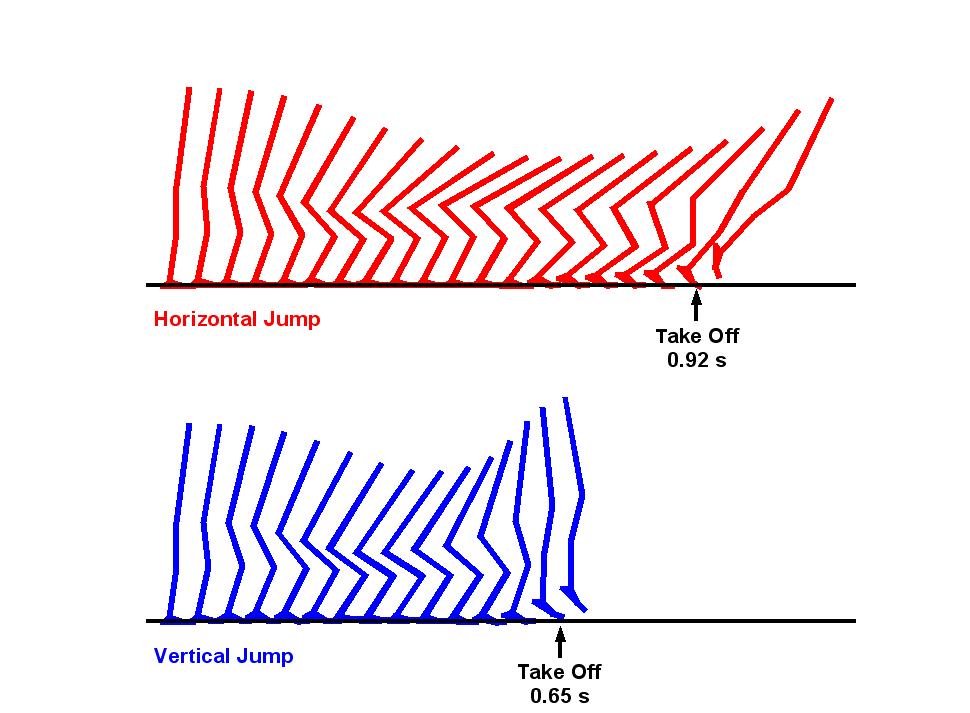 1.3. Results The duration from the start of a motion (simulation) through the instant of take-off was 0.65 s (Figure 3). The maximal height reached by the mass center of body was 1.
